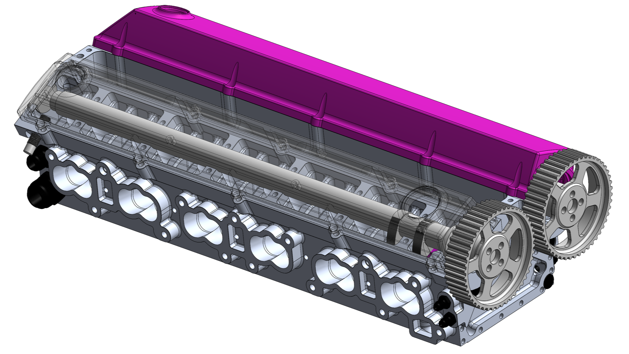 Parametric mechanical assembly model developed for manufacturing and fabrication