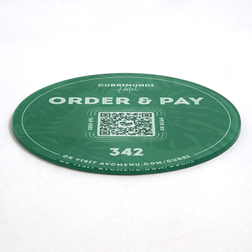 Table Discs Contactless Menu Ordering - AcrylicDisc