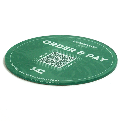 Table Discs Contactless Menu Ordering - AcrylicDisc