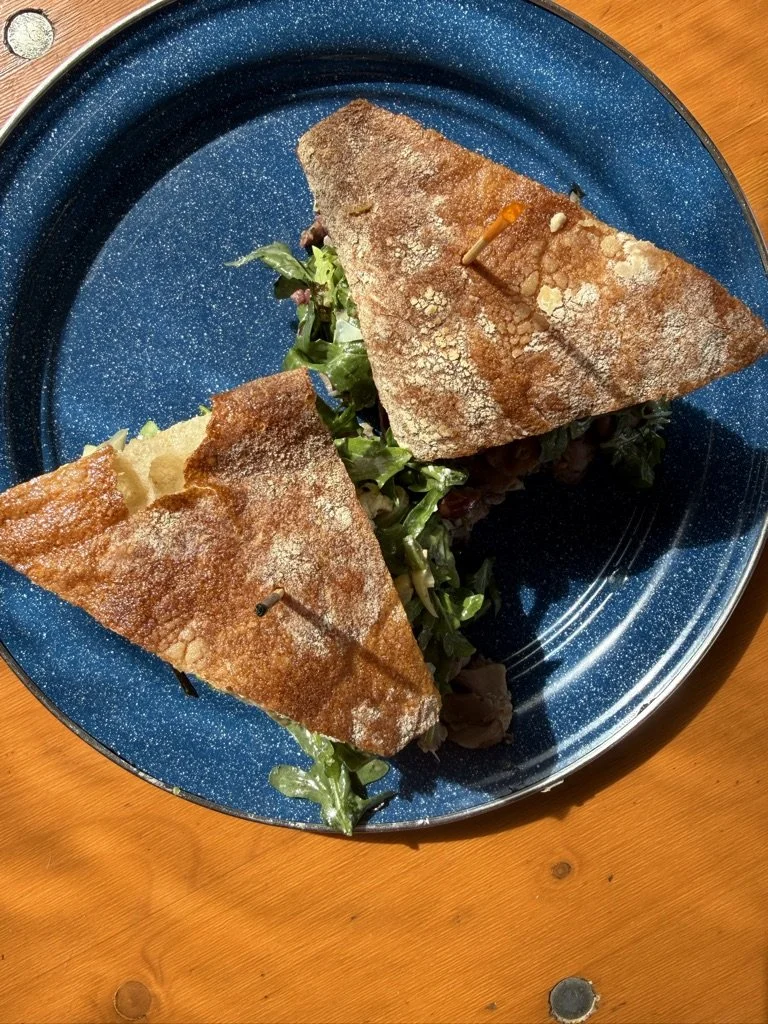 A Great Sandwich in the sun! - Apres Ski Food 