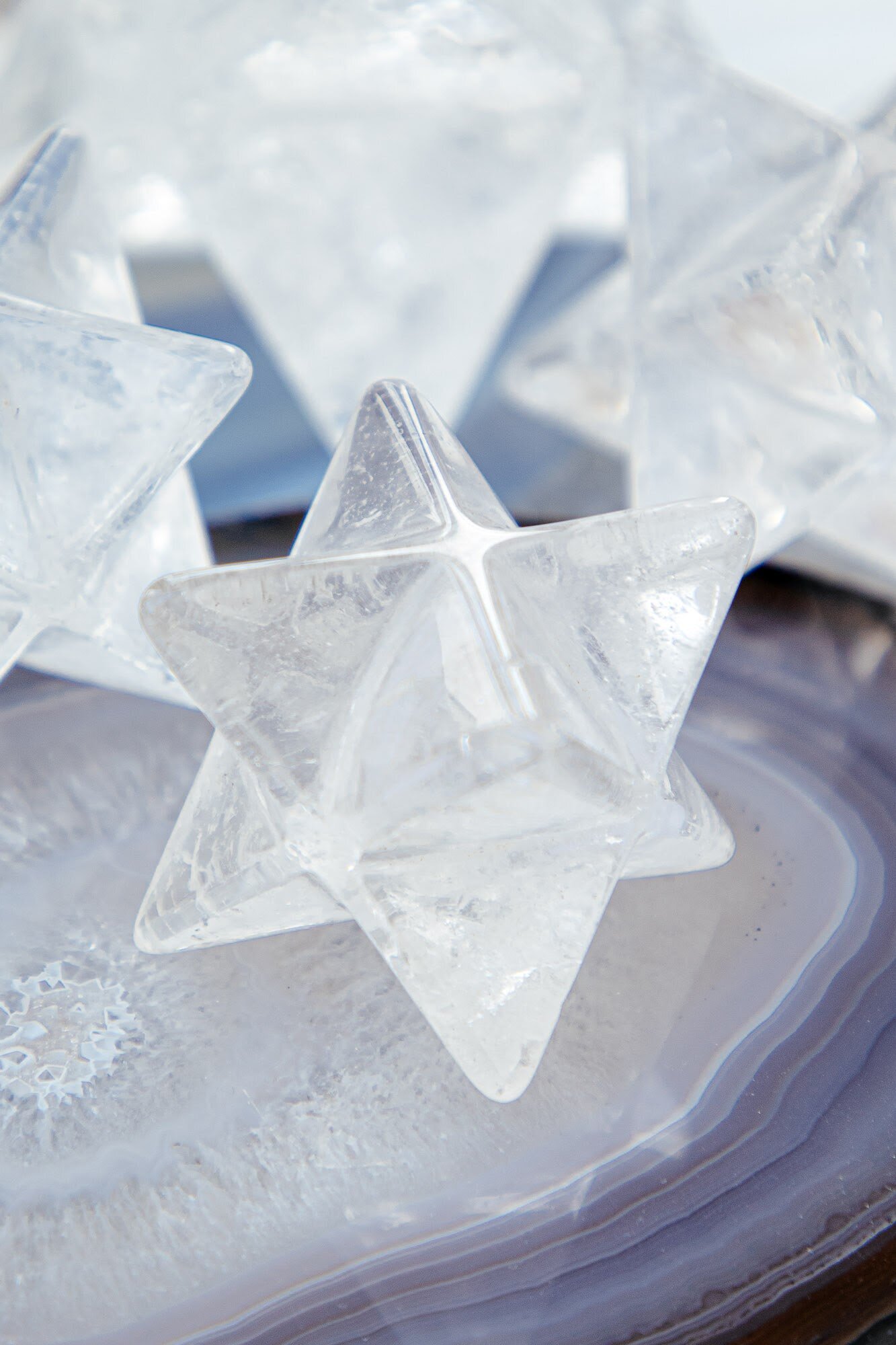 Merkaba Cristal de Roche Medium