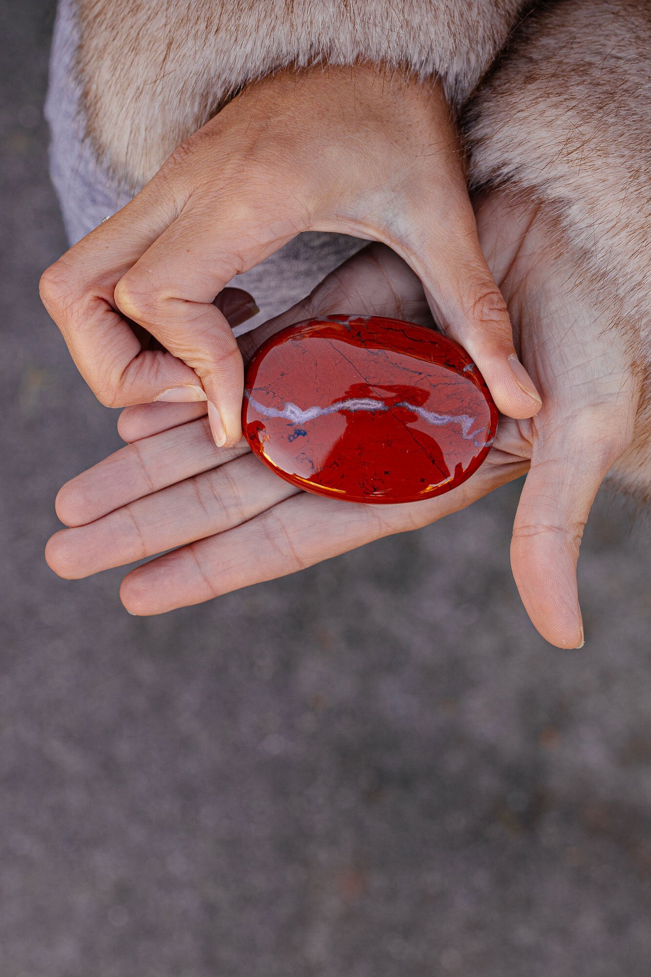Galet Jaspe Rouge | Être à sa juste Place