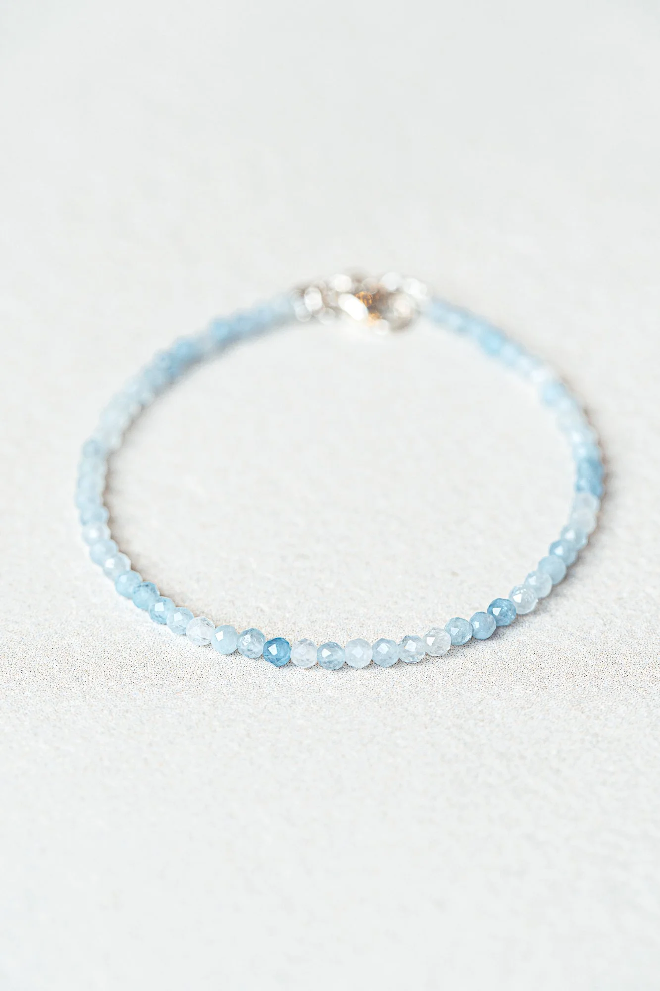 Bracelet fin Aigue-Marine | Engagement & Fidélité