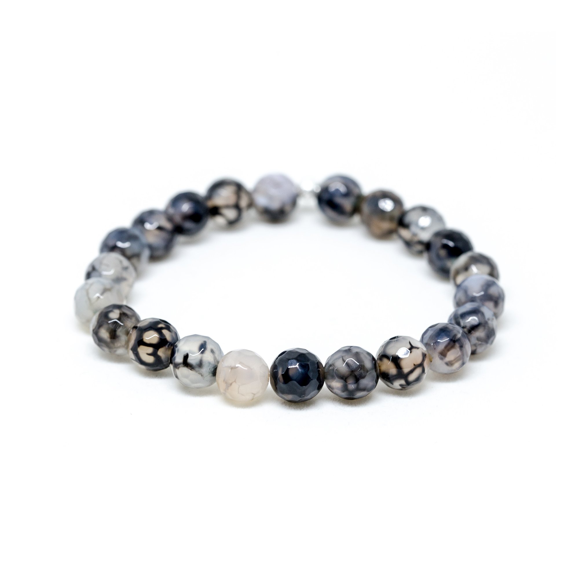 Bracelet Agate Veine du Dragon | Force & Vitalité