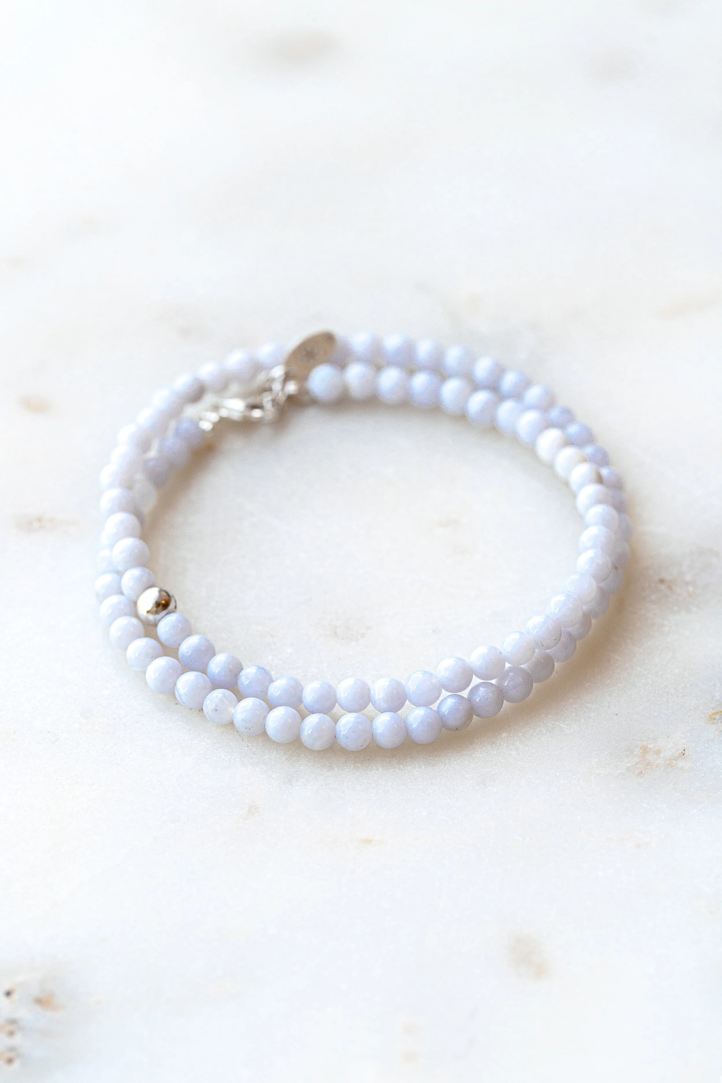Choker Calcédoine Bleue | Je cultive le Calme intérieur
