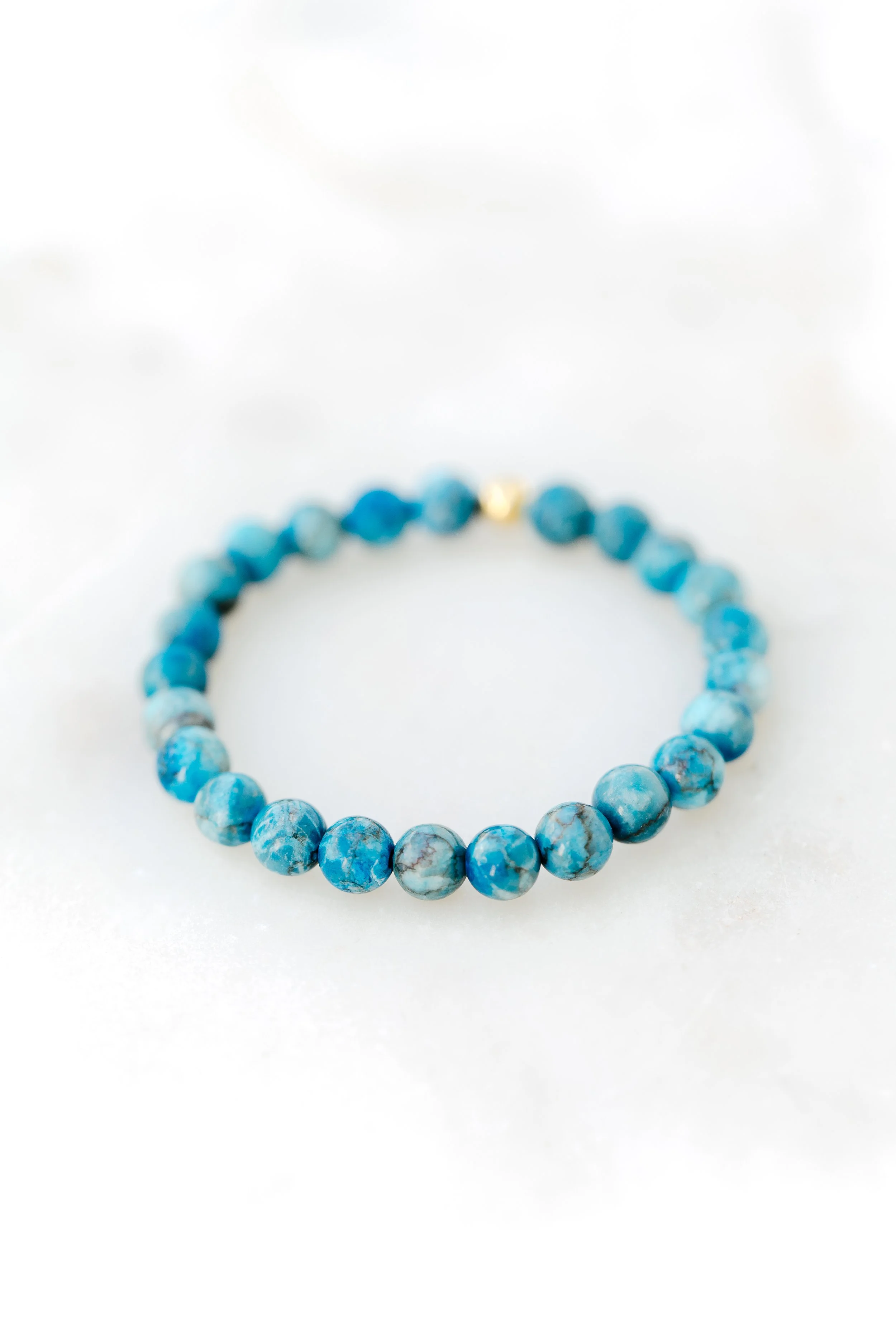 Bracelet Chrysocolle Teintée | Changement & Acceptation