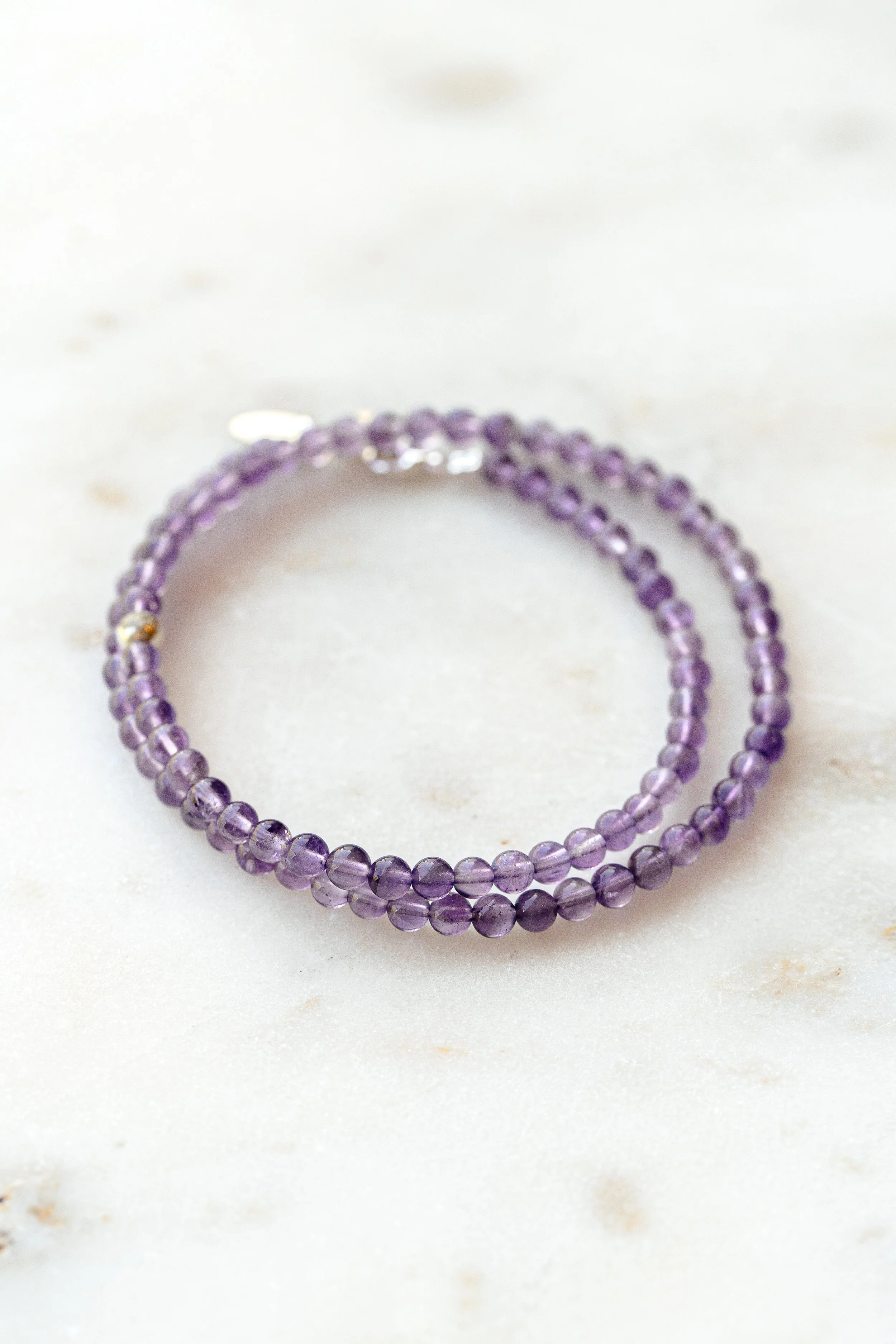Choker Améthyste Violette | Je suis infiniment Aimée et Protégée