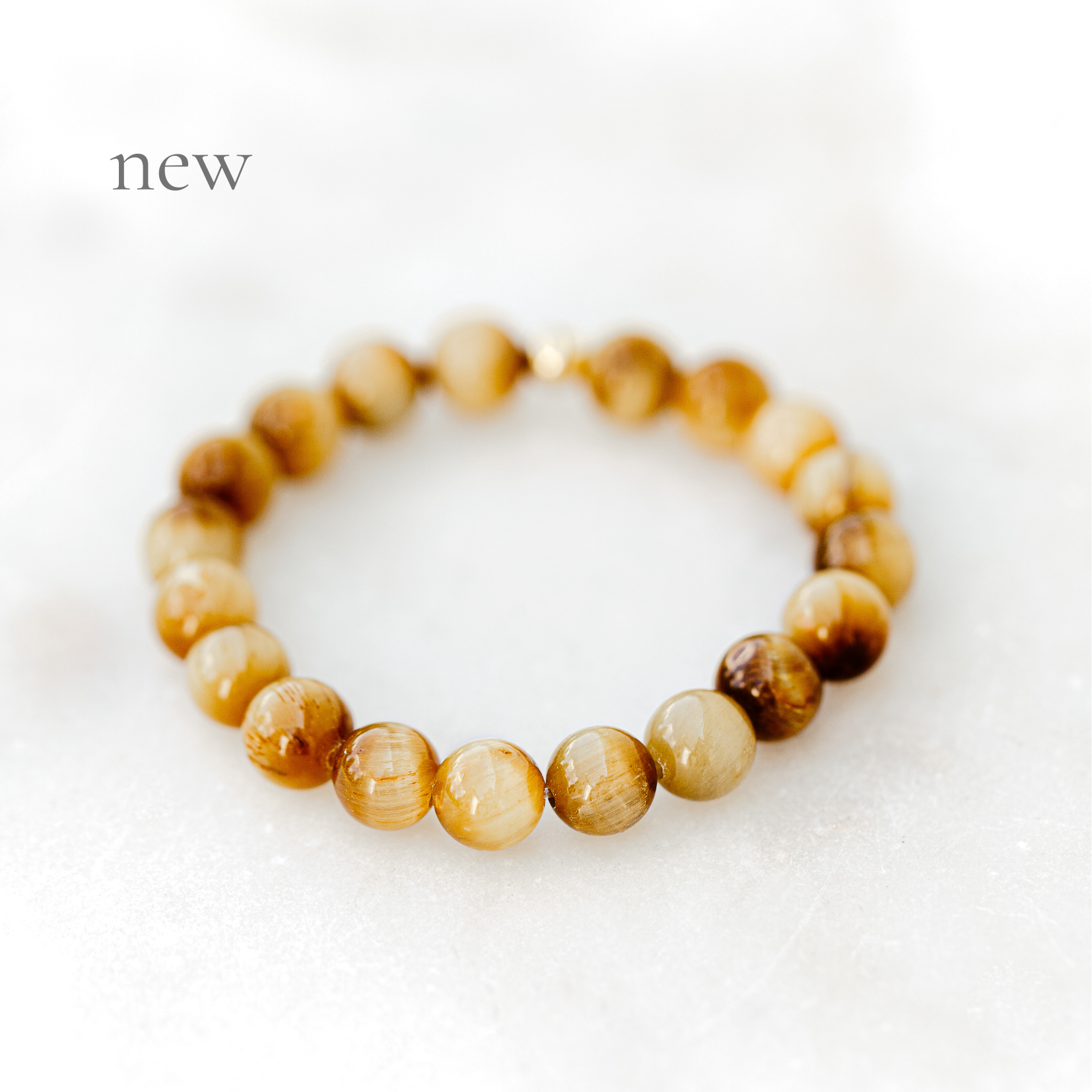 Bracelet Œil de Tigre Doré | Lumière & Protection