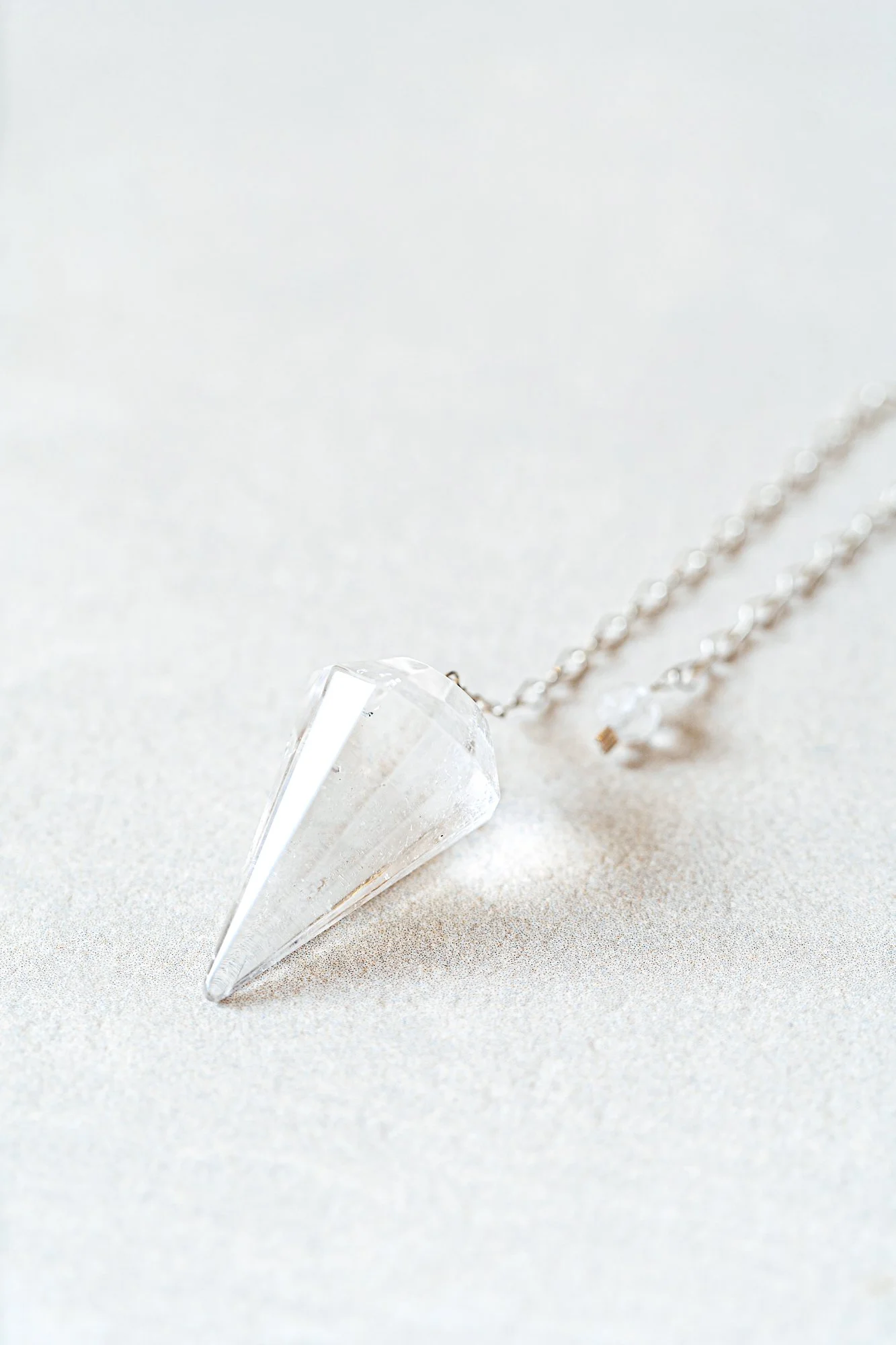 Pendule Cristal de Roche | Clarté & Amplification