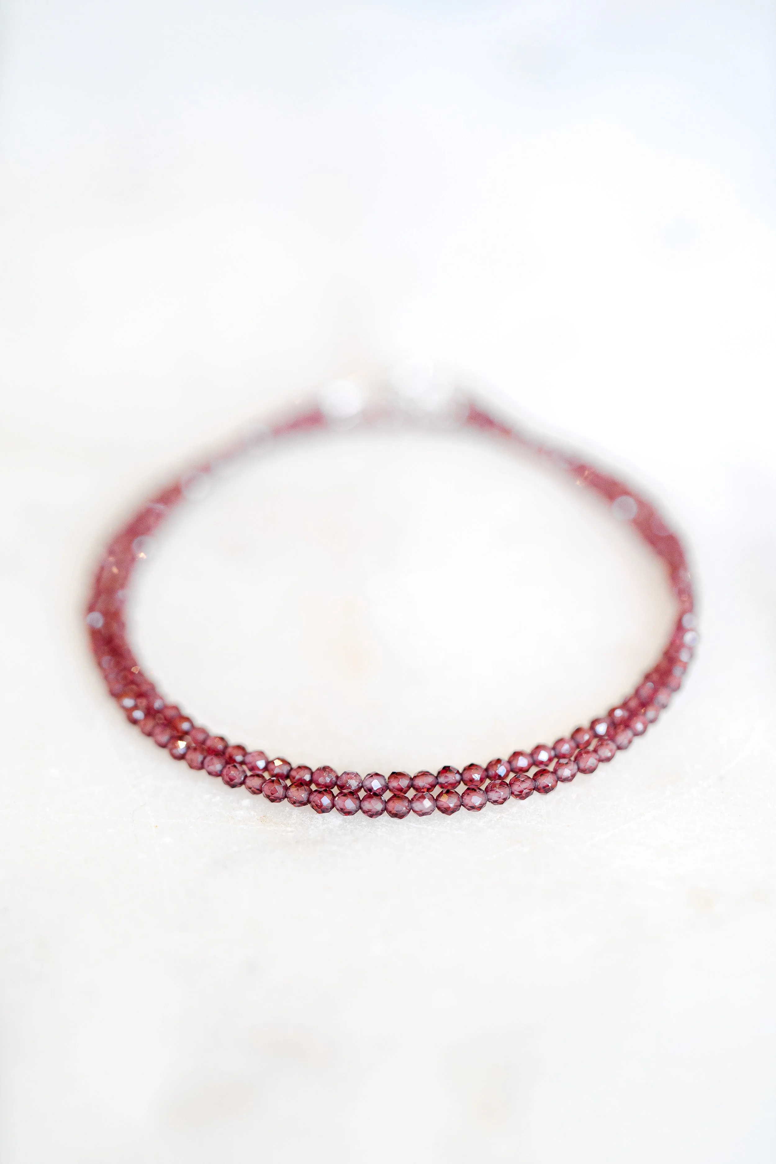 Collier Grenat Pyrope | Sécurité & Refuge
