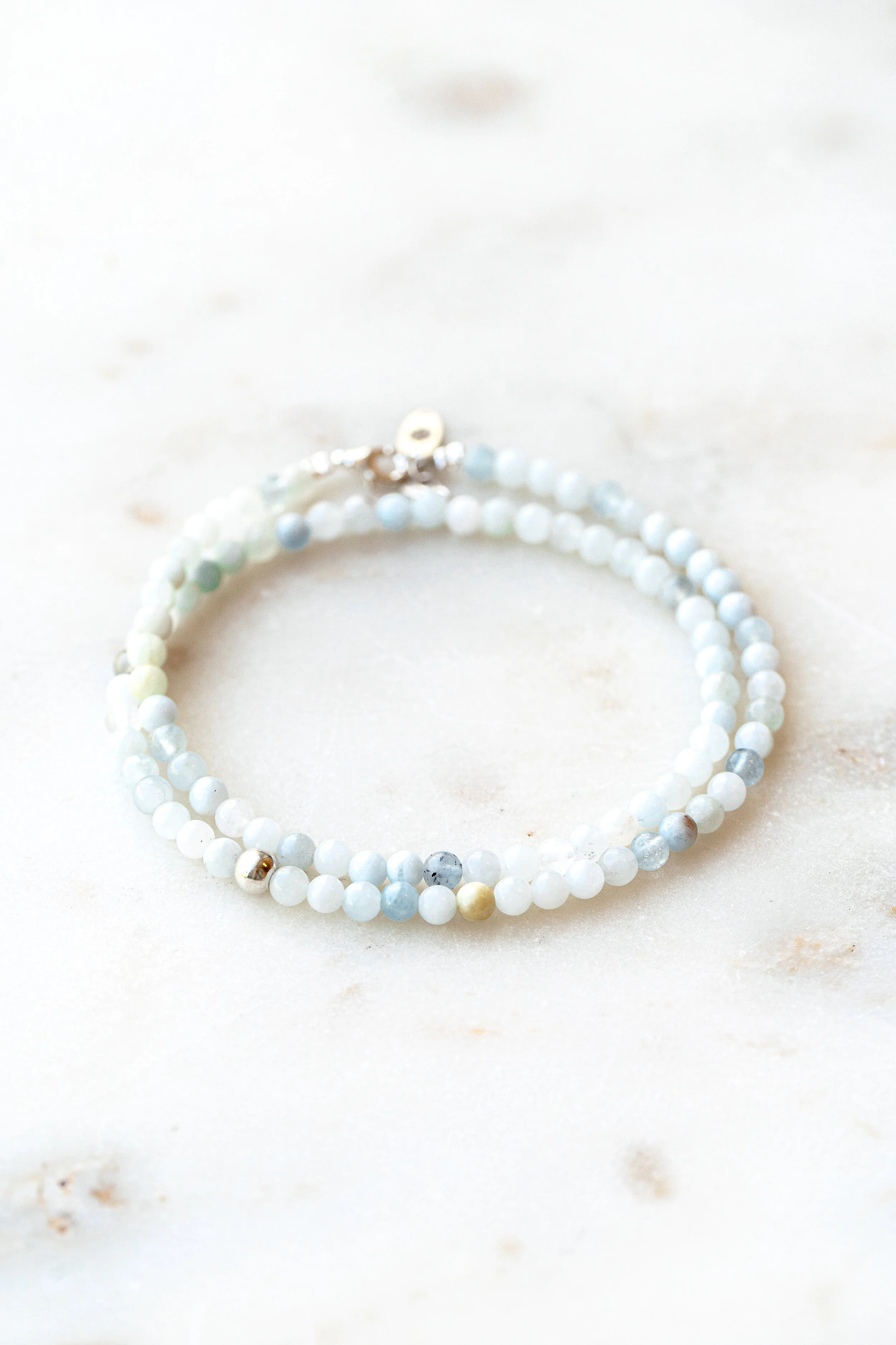 Choker Aigue-Marine | Je suis fidèle à mes Engagements