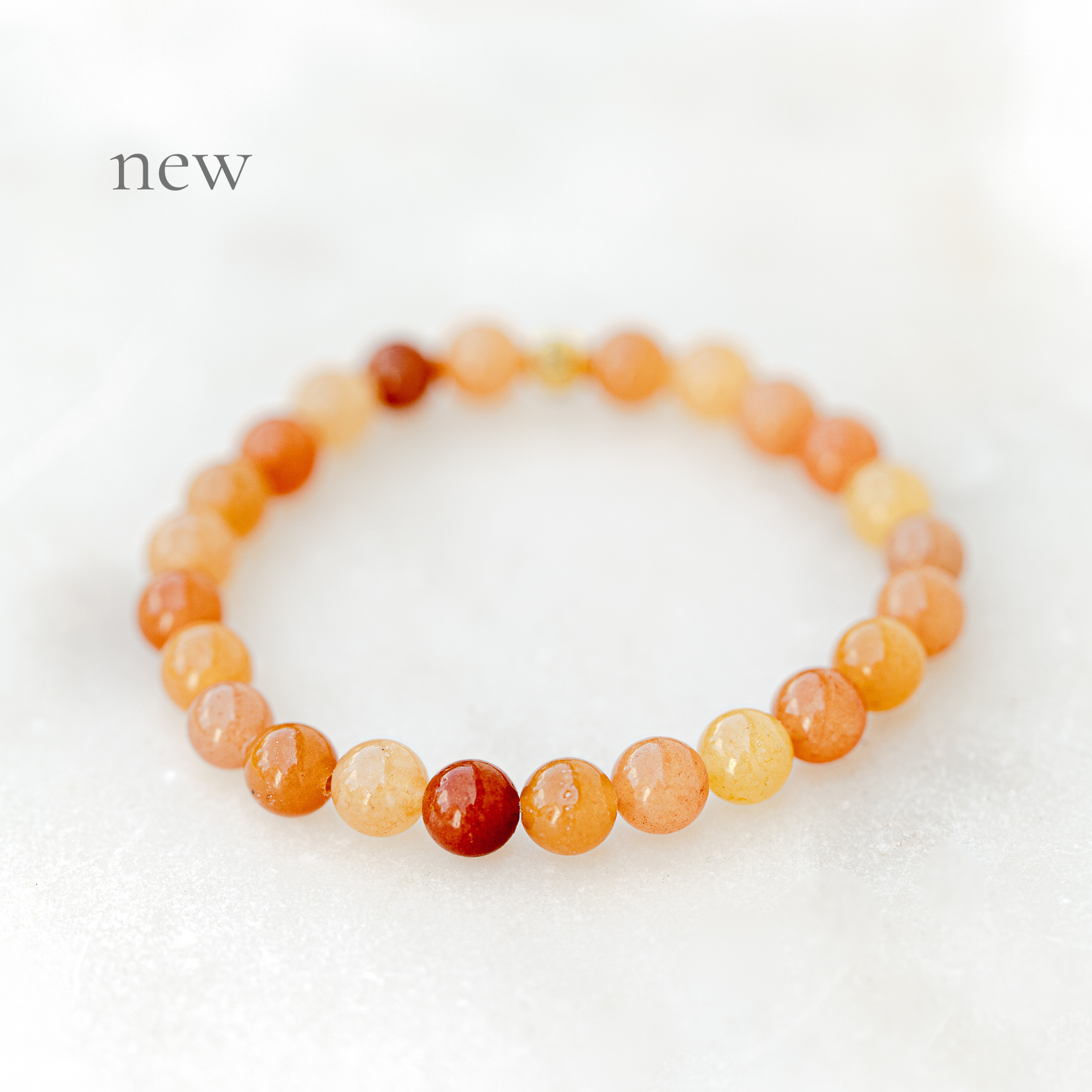 Bracelet Aventurine Orange | Amusement & Gaieté
