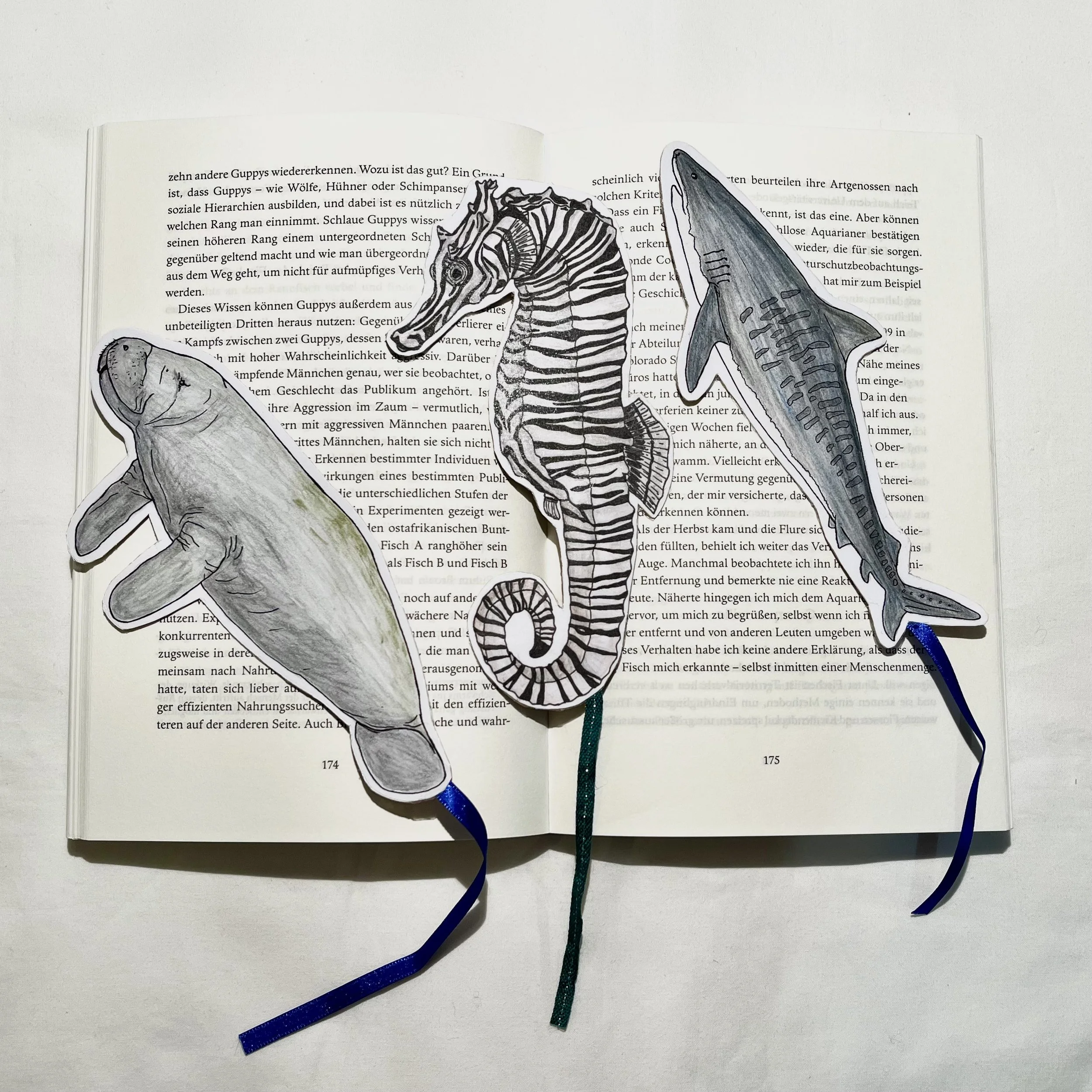 Buchzeichen – Schriftbarsch