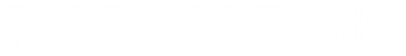 Text logo reading 'FORECOURT trader' in bold white font on a black background.