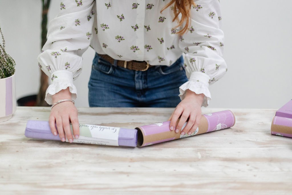 Prints of Ireland wrapping gifts brand photography by Eva Blake of The Visible Business.jpg