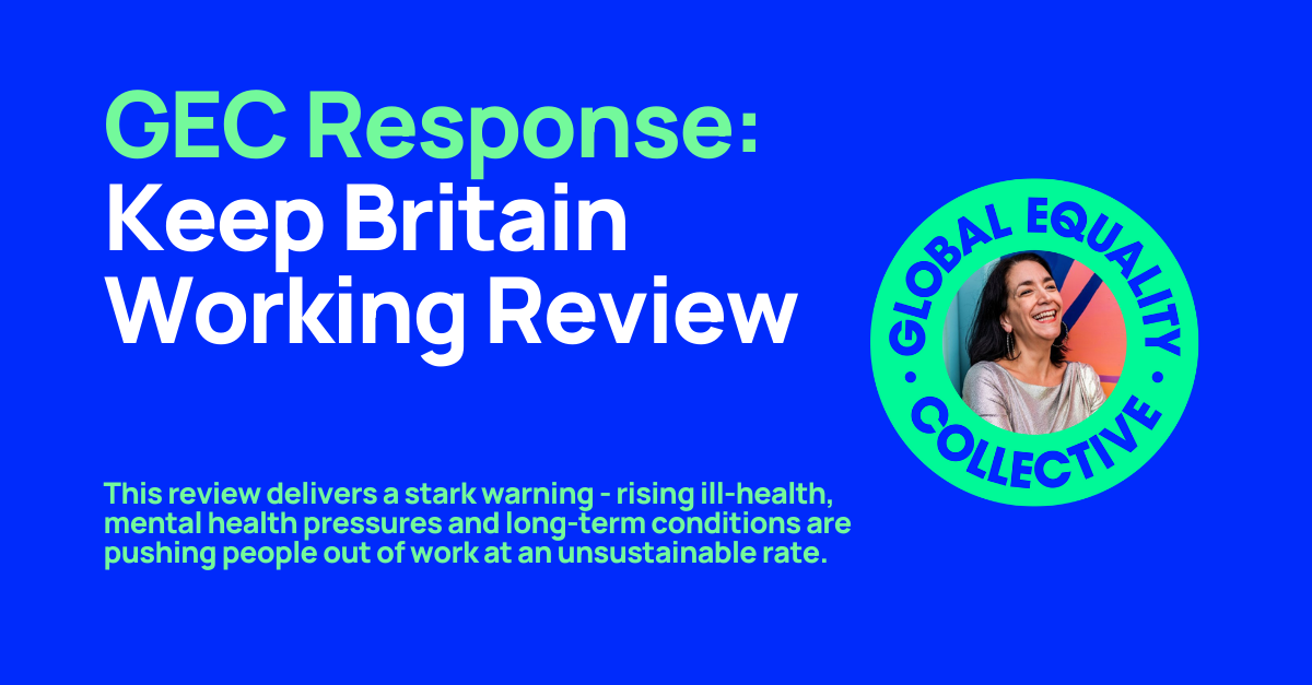 GEC Response to the Keep Britain Working Review