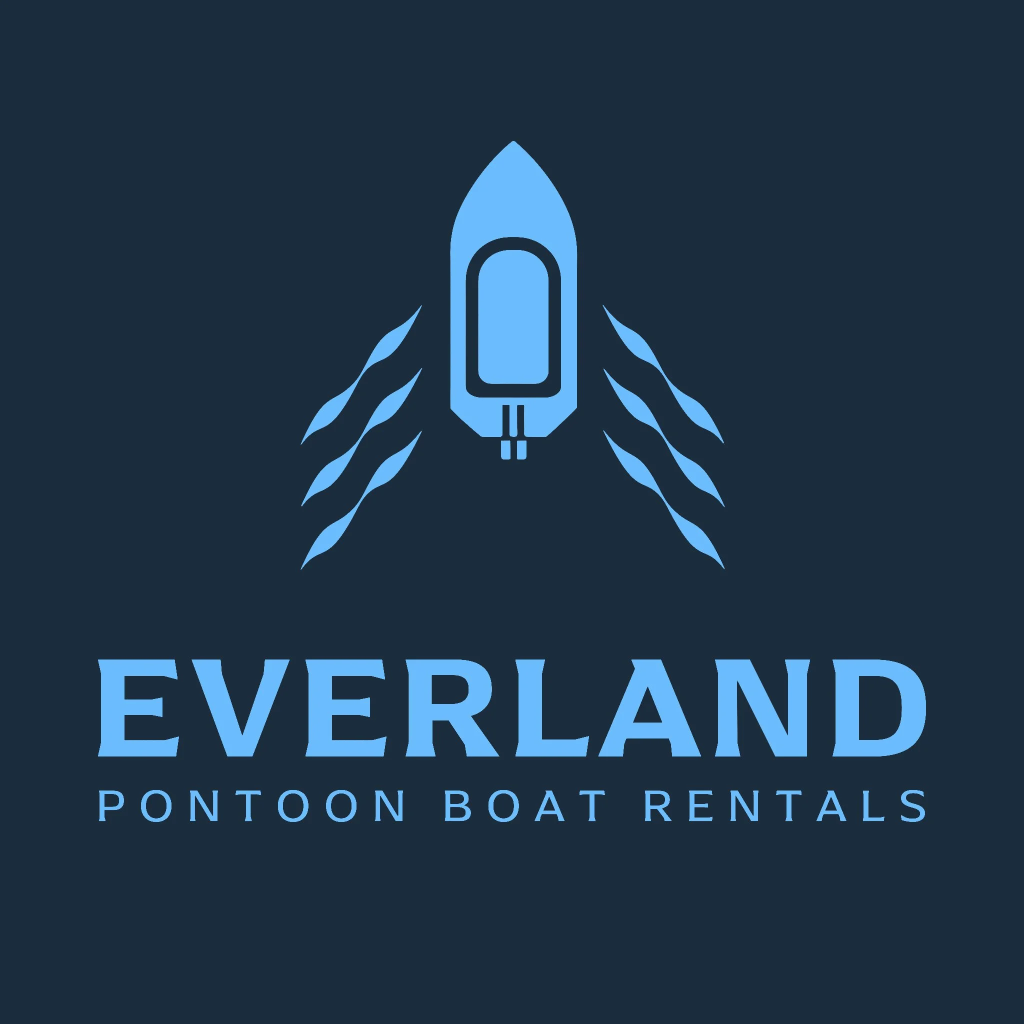 02 Everland Logo - Boat in Water (Blue on Navy).jpg