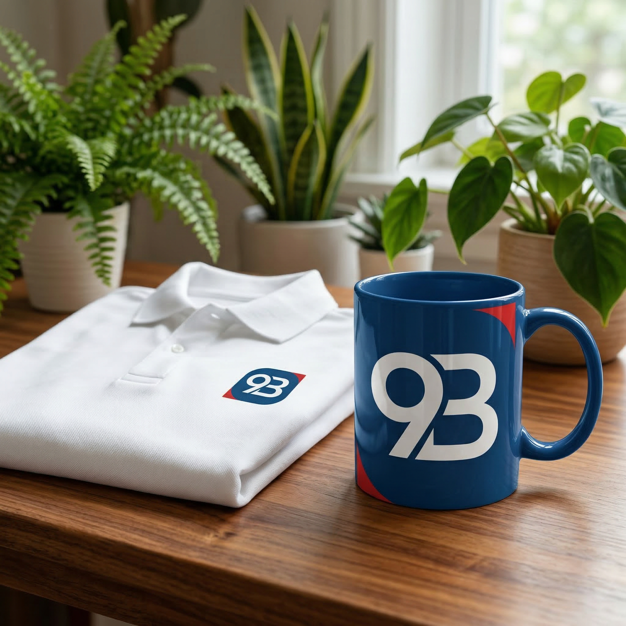 Firefly_GeminiFlash_show this logo on a branded polo a nice mug product shot, small on the shirt, larget  684012.png