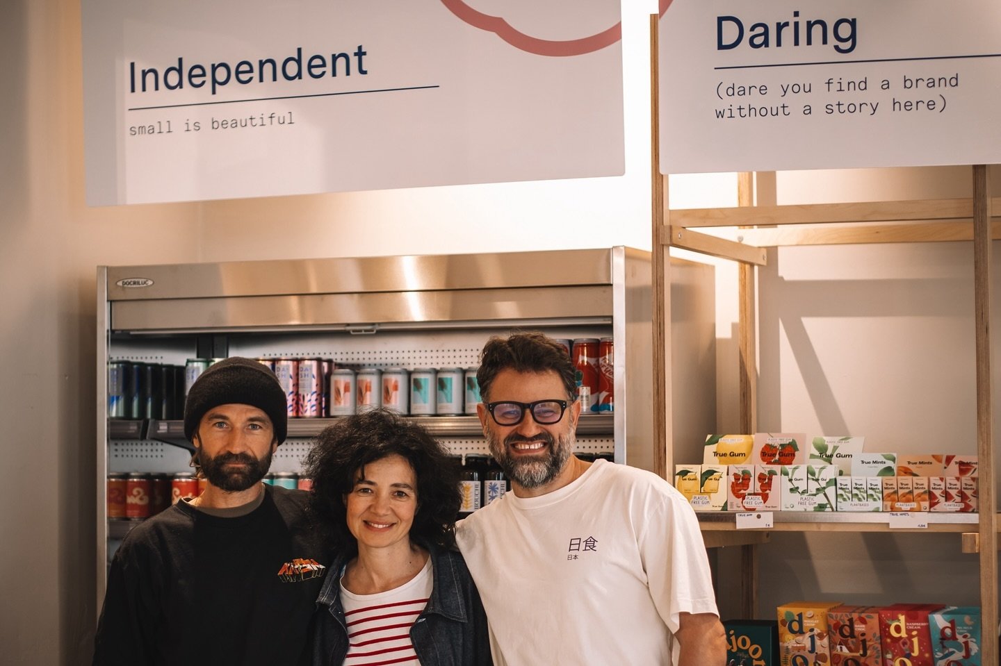 Meet the @ototo_vienna team (from left to right): The Vienna store manager Johnny Huemer and @ototo_store founders Raluca and Mihai Simiuc ✨