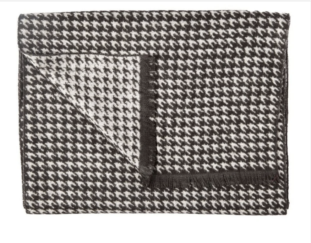 HIS - Black Herringbone Scarf 2.png