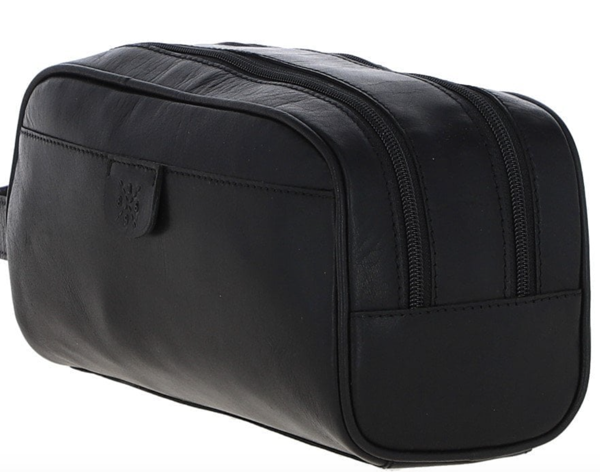 Leather Washbag - Black.png