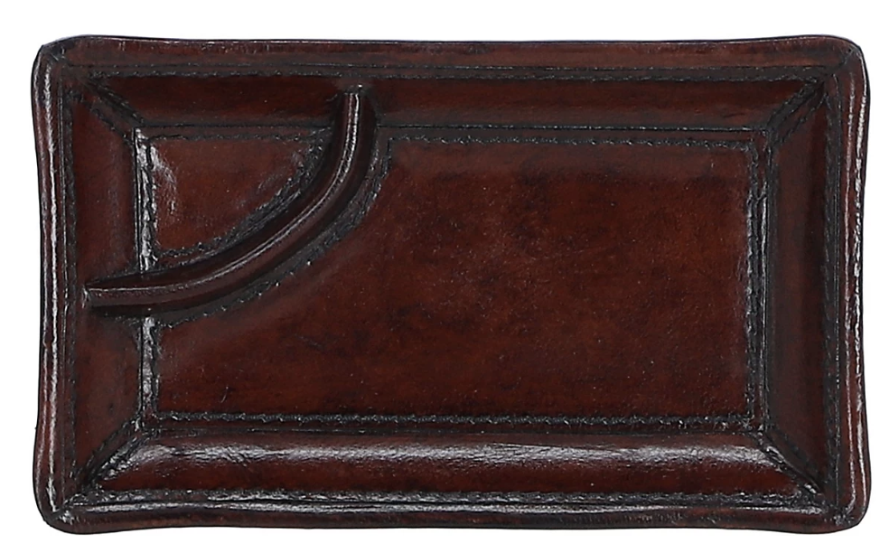 Leather Coin and Key Tray