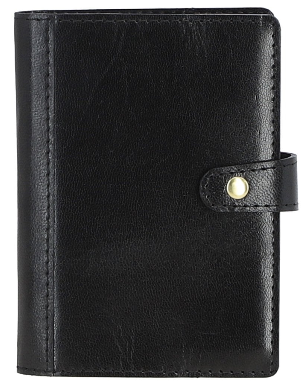 A6 Leather Notebook - Black front.png