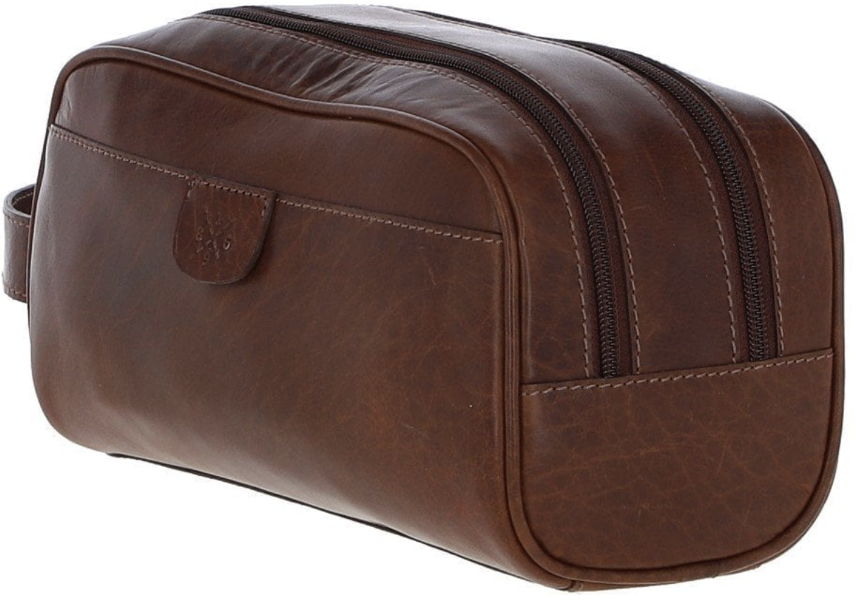 Leather Washbag - Chestnut.png