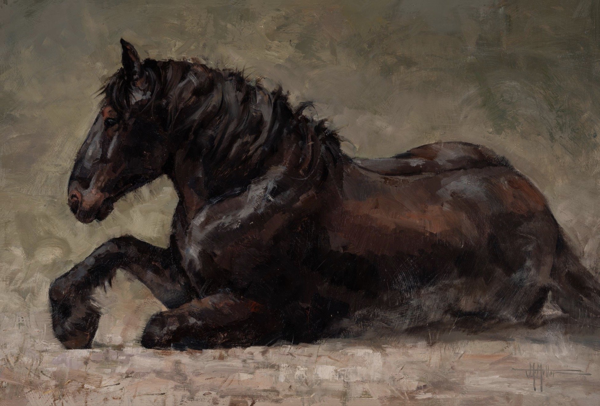 "The Giant's Role" 16x24 oil on panel. Available. 