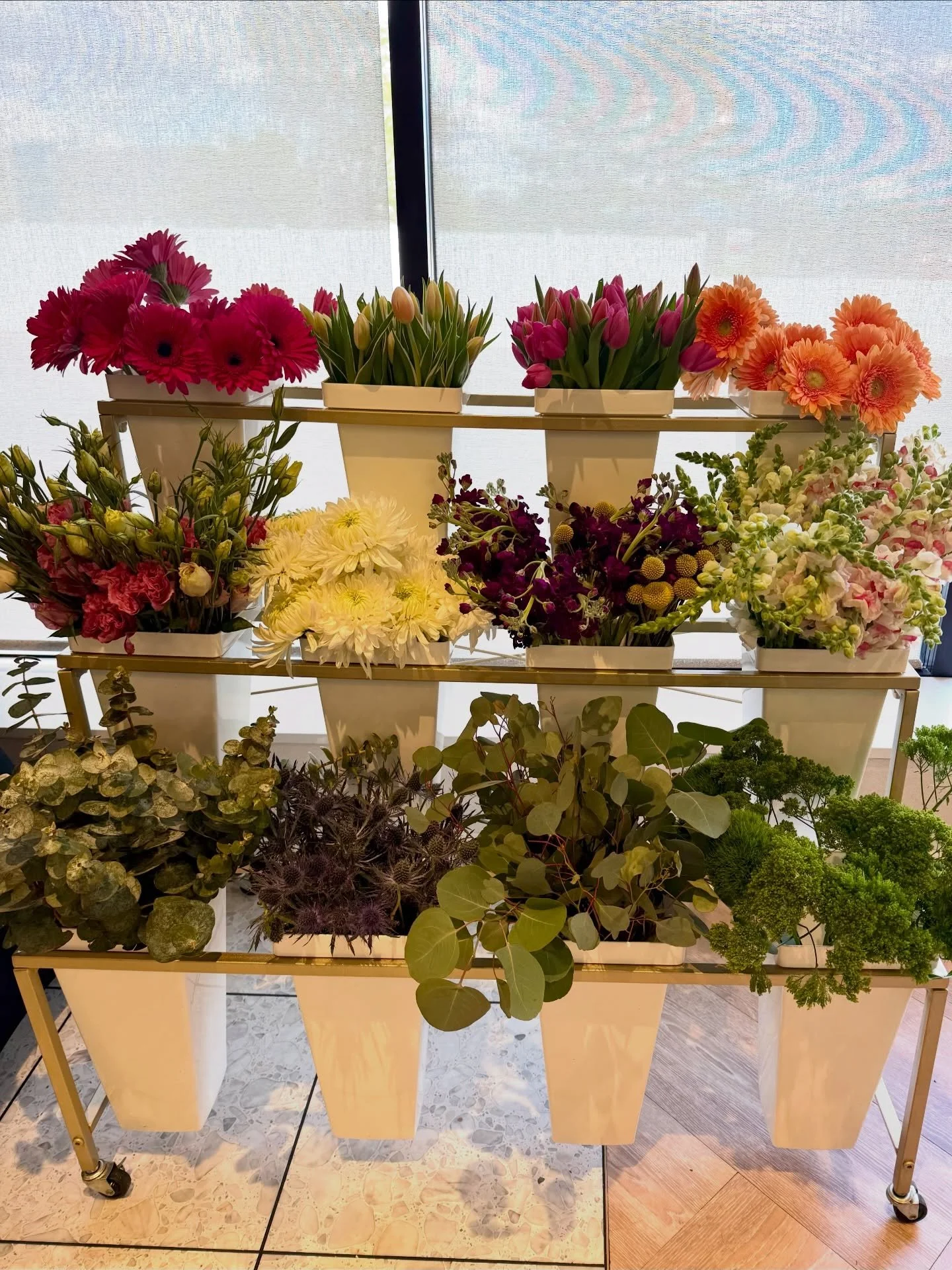 This is how you become mom&rsquo;s favorite 🌷🌼 stop by The Scene this weekend for coffee and build your own bouquet at our bloom bar, courtesy of @bloomsbysofia! Saturday, 5/9 and Sunday, 5/10, while supplies last. See you soon!