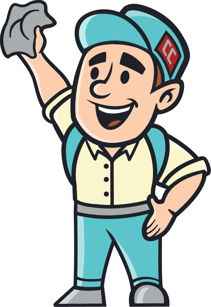 Clean Club Naples FL, a cleaning service, mascot