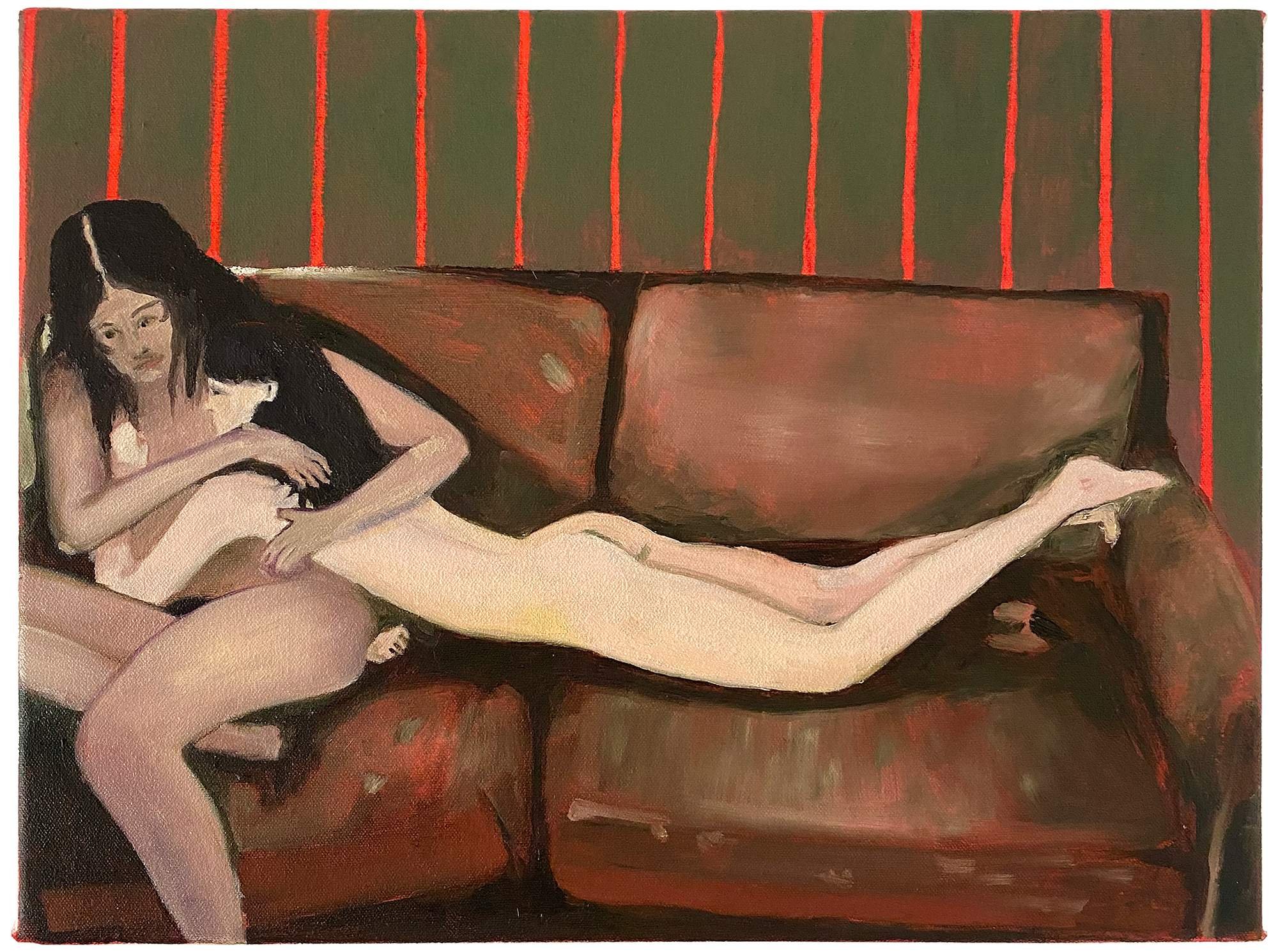 love seat, 2025, oil and acrylic on canvas