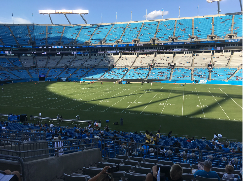 Sideline Level Suite Views — Bank of America Stadium