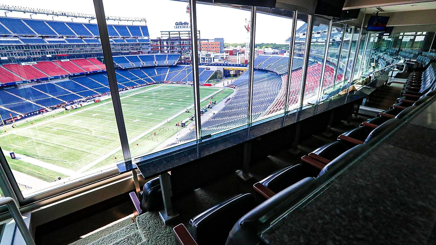 Gillette Stadium suite views