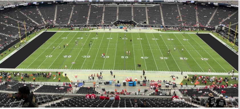 400 Level Sideline — Allegiant Stadium