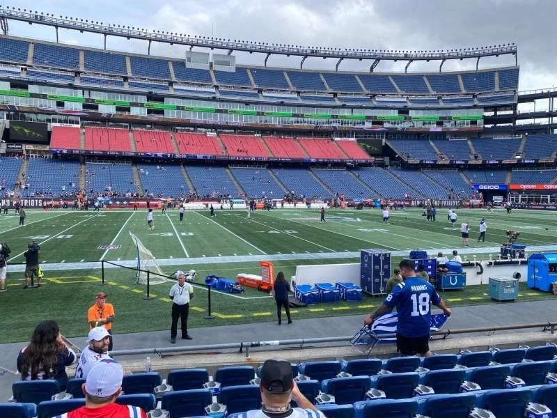100 Level Sidelines — Gillette Stadium
