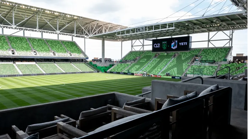 Suite views — Q2 Stadium