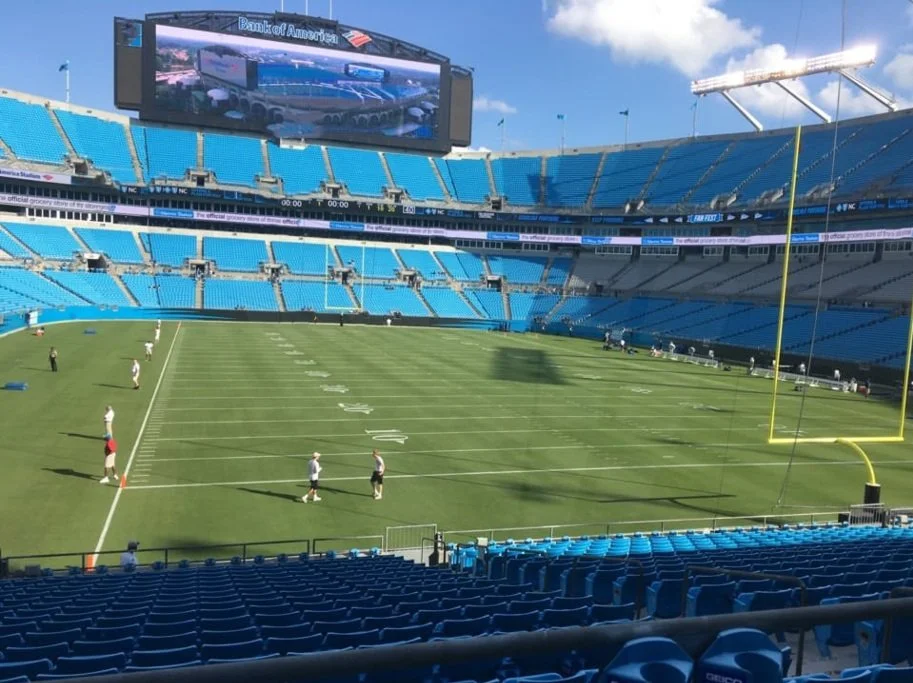 100 Level Endzone — Bank of America Stadium