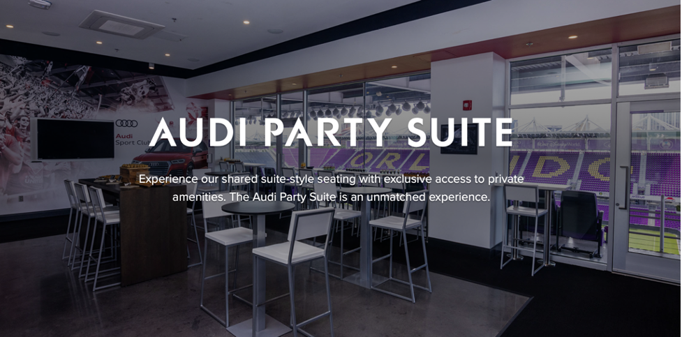 Audi Party Suite — Inter&Co Stadium