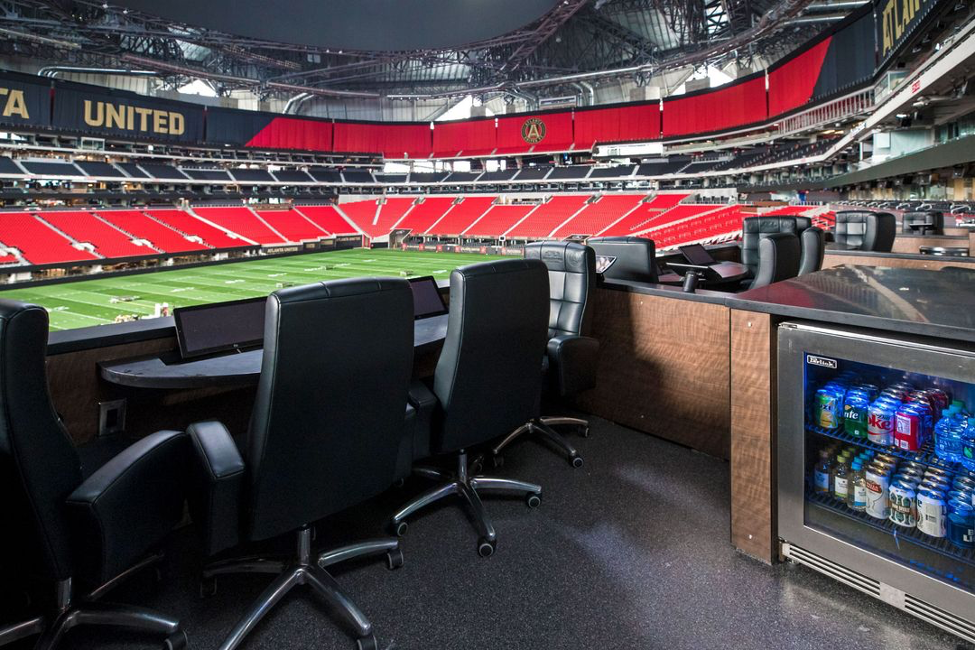 Suite views — Mercedes-Benz Stadium