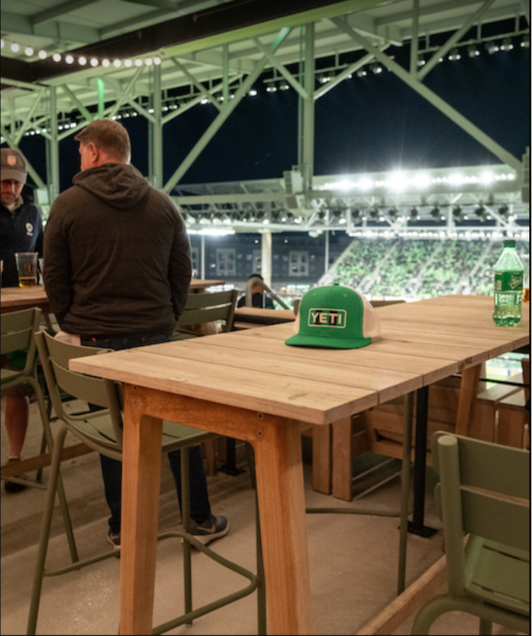 Porch Table Loge — Q2 Stadium