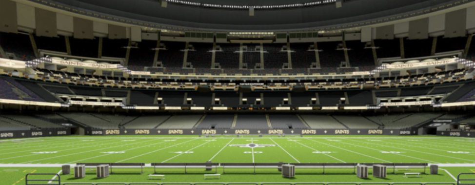 Plaza 100 Level Sideline — Caesars Superdome