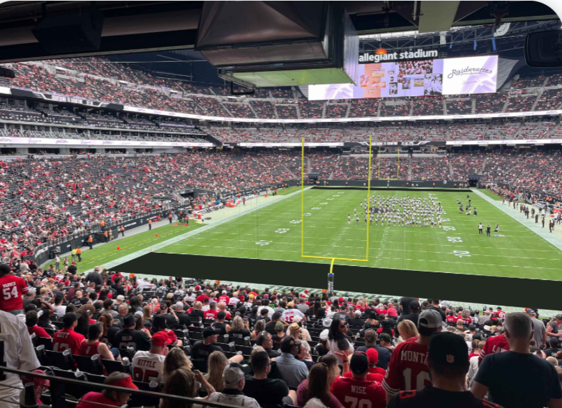 100/200 Level Endzone — Allegiant Stadium