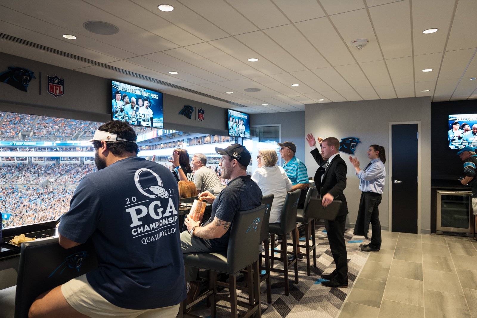 Silver Club Terrace — Bank of America Stadium
