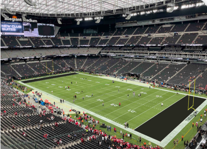 300 Level Sideline — Allegiant Stadium