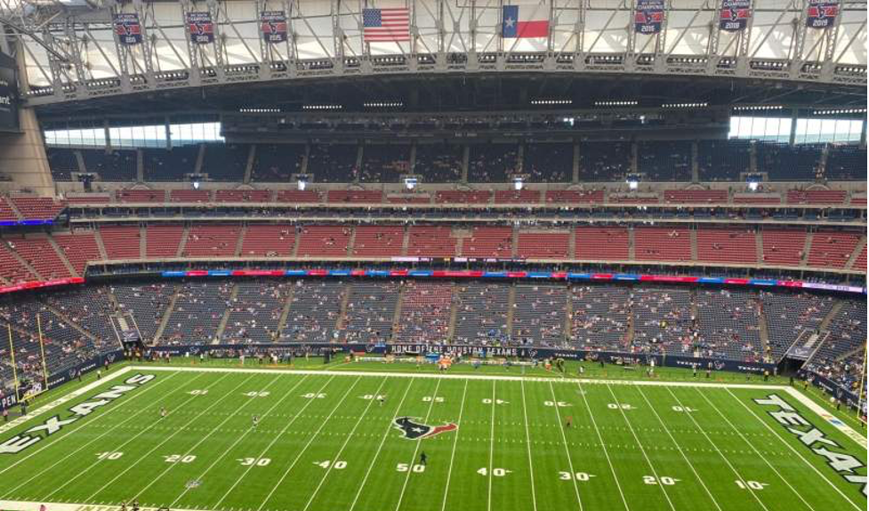 500 Level Sidelines — NRG Stadium