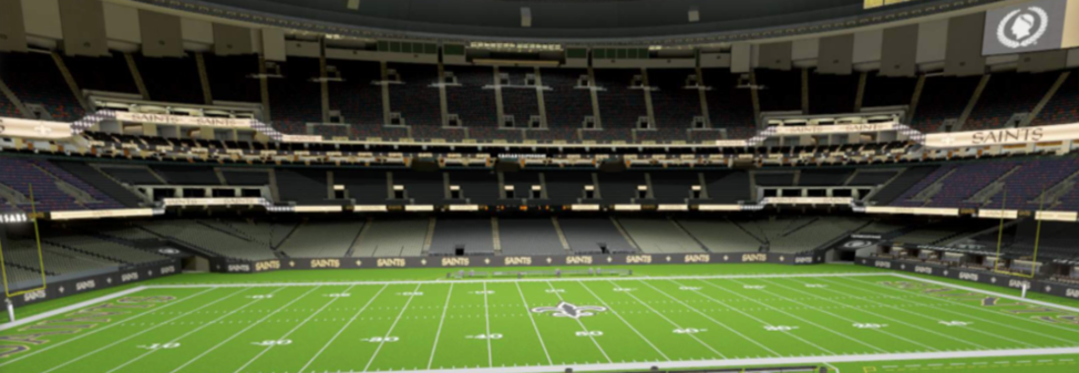 Suite views — Caesars Superdome