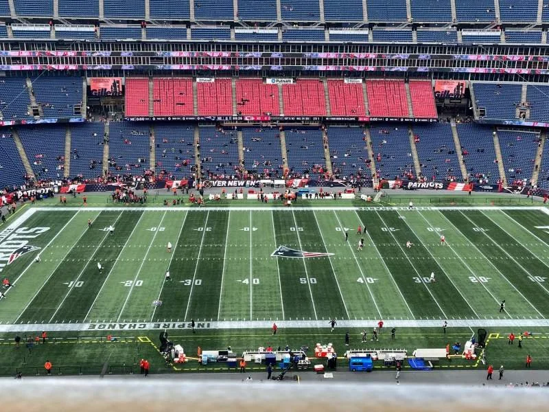 300 Level Sidelines — Gillette Stadium