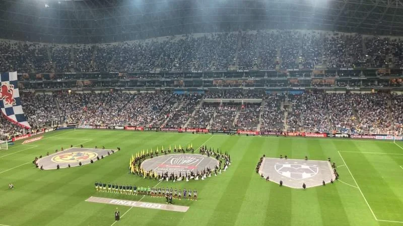 Estadio BBVA sideline view