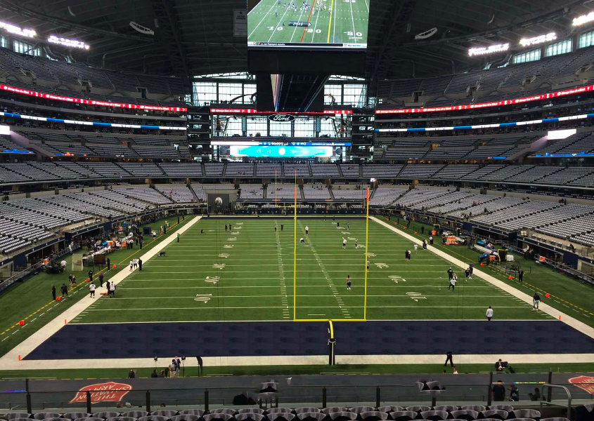 100/200 Level Endzone — AT&T Stadium